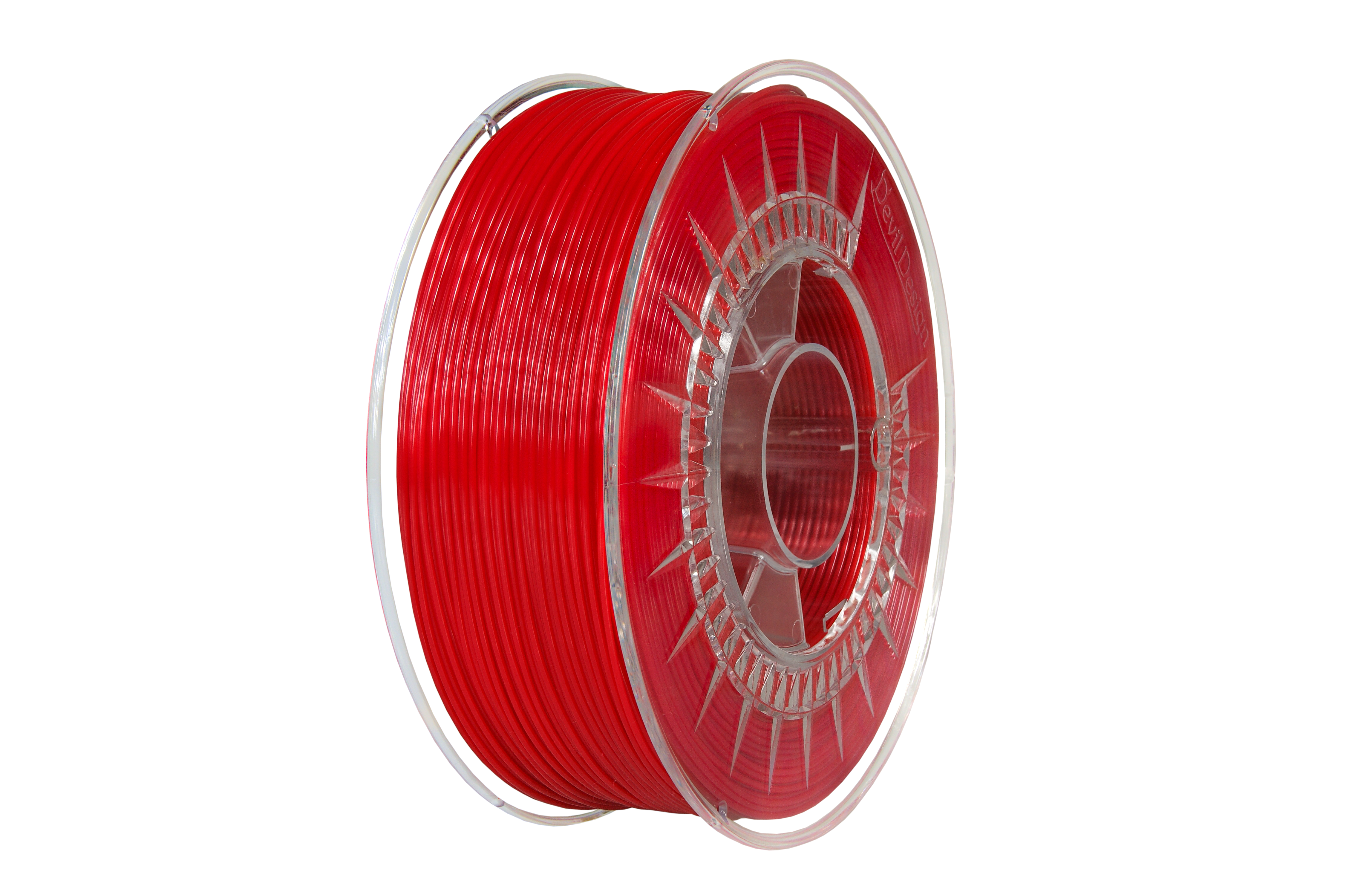 Devil Design PLA филамент 1.75 мм, 1 кг (2.0 lbs) - червен ( hot red)